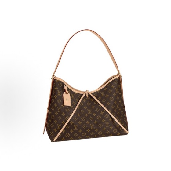 LOUIS VUITTON LV Carryall MM ⼦⺟包单肩包 中号  棕⾊